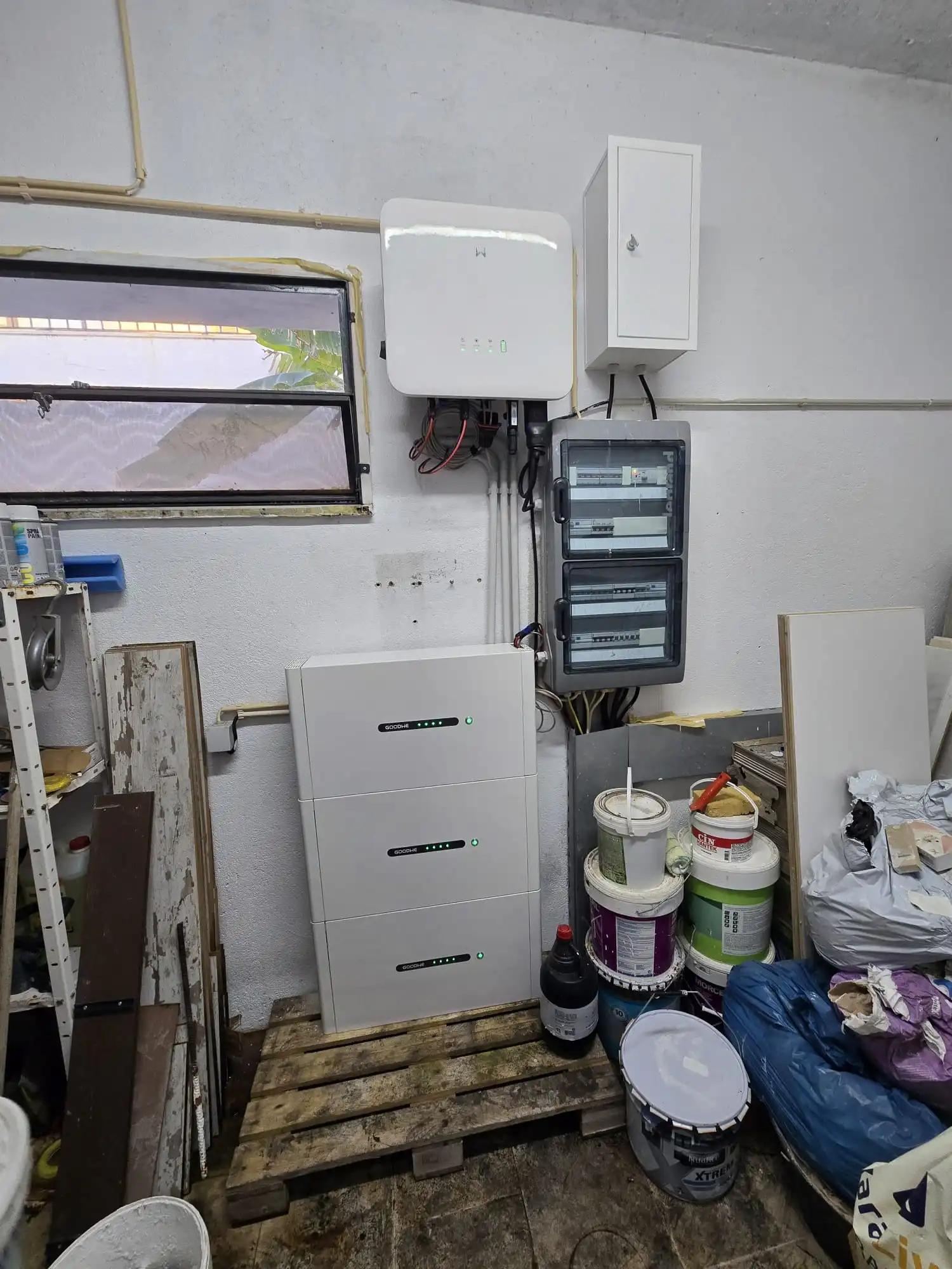 Instalação fotovoltaica - empresa logística
